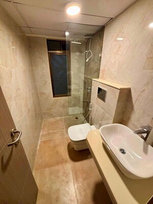 Bathroom in 2 BHK Apartment at IM Applaud 38, Goregaon East – for Rent