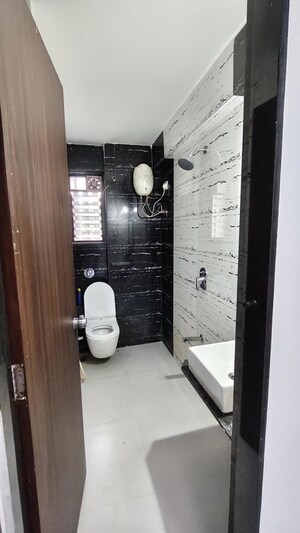 Bathroom in 2 BHK Apartment at Rameshwar Nagar – for Rent