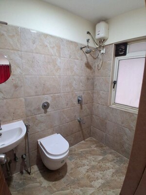 Bathroom in 3 BHK Apartment at Chembur – for Rent