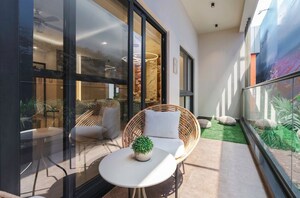 Living Room in 3.5 BHK Apartment at CKPC Heart of Harmony, Kudlu Gate – for Sale