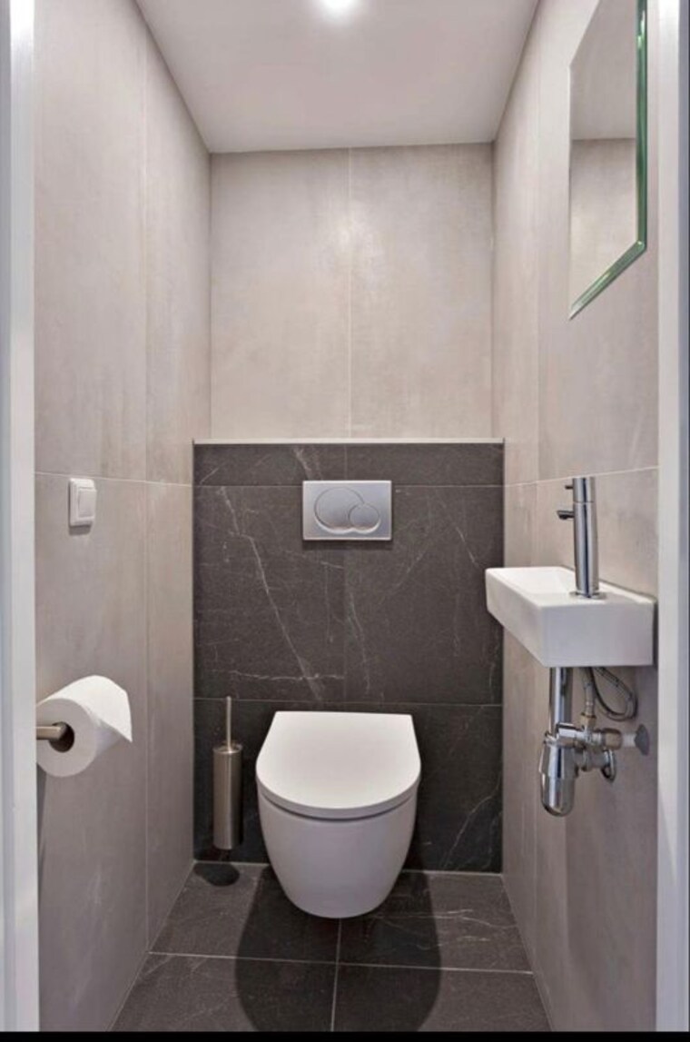 Bathroom, kannadi i 3 Bedroom 1300 Sq.Ft. Villa In KannadI I Palakkad 10631782