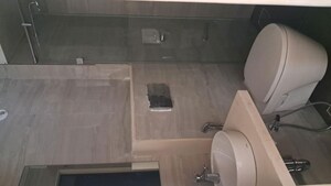 Bathroom in 1 BHK Apartment at Balkrishna Bhavan CHS, Goregaon West – for Rent