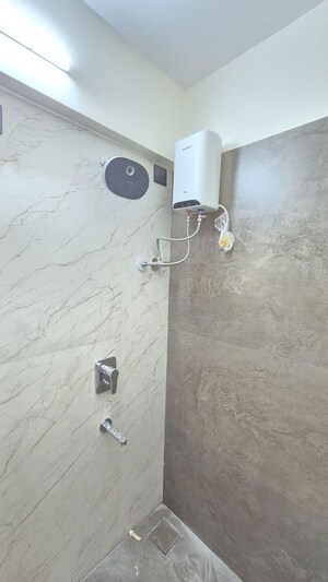 Bathroom in 2 BHK Apartment at Samved Madhukunj CHS, Borivali East – for Rent
