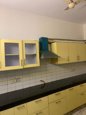 Kitchen in 3 BHK Builder Floor at Sarvodaya Enclave – for Rent