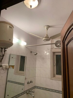 Bathroom in 3 BHK Builder Floor at Sarvodaya Enclave – for Rent