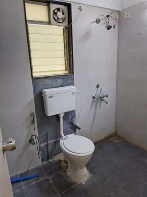 Bathroom in 3 BHK Apartment at Vishwakarma Vedant, Undri – for Rent