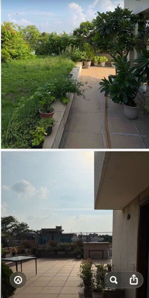 Balcony in 4 BHK Builder Floor at Panchsheel Park – for Rent