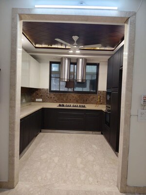 Kitchen in 3 BHK Builder Floor at Greater Kailash I – for Rent
