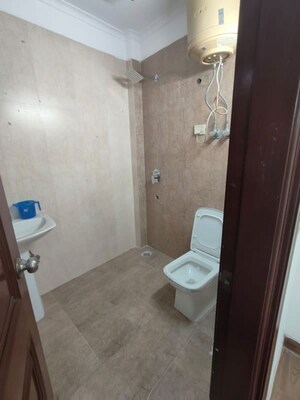 Bathroom in 3 BHK Builder Floor at Kailash Colony – for Rent