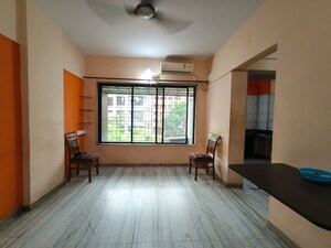 Living Room in 1 BHK Apartment at Sankalp II, Malad East – for Rent