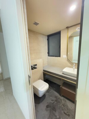 Bathroom in 3 BHK Apartment at Lodha Sterling, Kolshet Road – for Rent