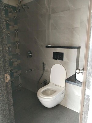 Bathroom in 2 BHK Apartment at Veena Synergy, Andheri East – for Rent