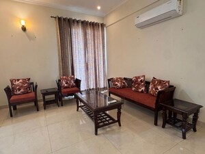 Living Room in 4 BHK Apartment at Affinity Greens, International Airport Road – for Rent