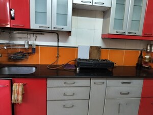 Kitchen in 2 BHK Apartment at Neelkanth Palms, Kapur Bawdi – for Rent