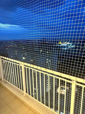 Balcony in 3 BHK Apartment at Mantri Serenity, Kanakapura Road – for Rent