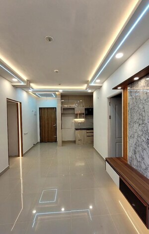 Building Lobby in 2 BHK Apartment at Adarsh Greens, Kogilu – for Rent