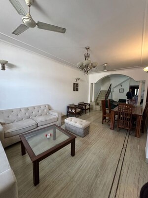 Living Room in 3 BHK Builder Floor at Greater Kailash I – for Rent