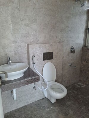 Bathroom in 2 BHK Apartment at Paradise Sai World City Phase 2, New Panvel – for Rent