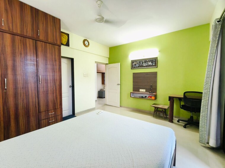 Bedroom, kolte-patil-margosa-heights 3 Bedroom 1650 Sq.Ft. Apartment In Mohammadwadi Pune 10632143