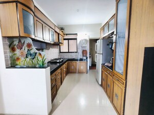 Kitchen in 3 BHK Apartment at Kolte Patil Margosa Heights, Mohammadwadi – for Rent