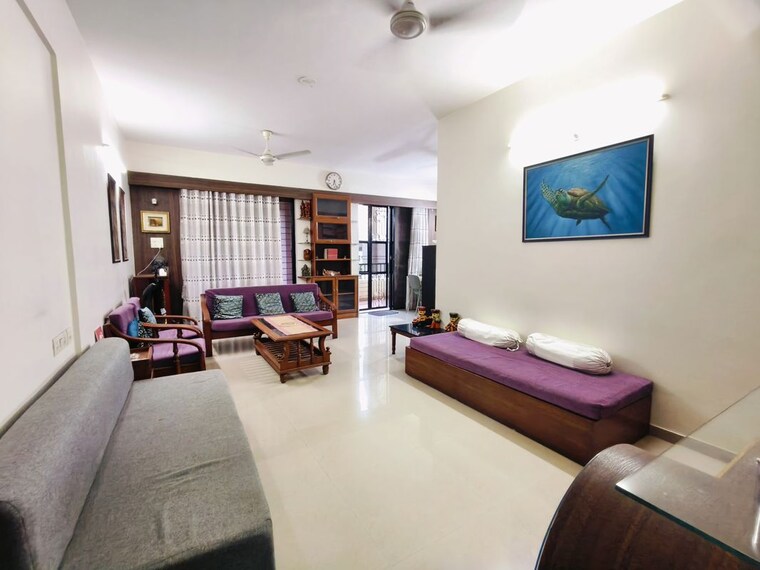 Living Room, kolte-patil-margosa-heights 3 Bedroom 1650 Sq.Ft. Apartment In Mohammadwadi Pune 10632143