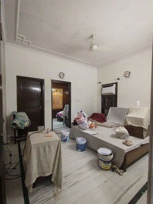 Living Room in 3 BHK Builder Floor at Malviya Nagar – for Rent