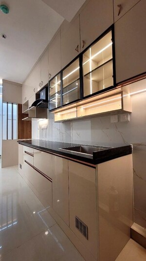 Kitchen in 2 BHK Apartment at Godrej Ananda, Bagaluru – for Rent