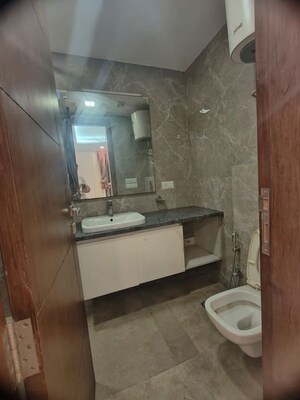 Bathroom in 3 BHK Builder Floor at Shivalik Colony – for Rent