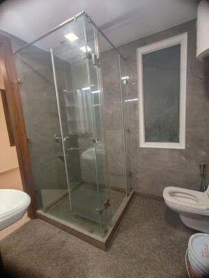 Bathroom in 3 BHK Builder Floor at Shivalik Colony – for Rent