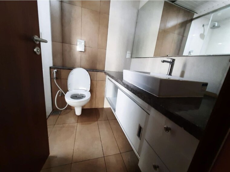 Bathroom, lnt-raintree-boulevard 3 Bedroom 1500 Sq.Ft. Apartment In Hebbal Bangalore 10632182