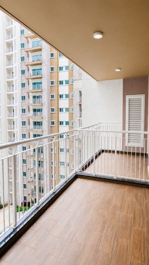 Balcony in 4 BHK Apartment at LnT Raintree Boulevard, Hebbal – for Rent