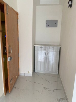 Bathroom in 2.5 BHK Apartment at Mantri Lithos, Thanisandra – for Rent