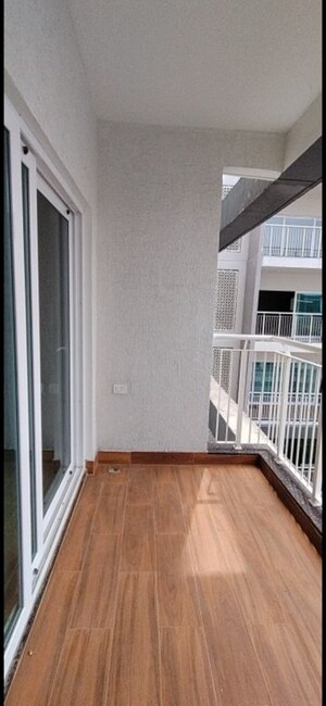 Balcony in 3 BHK Apartment at L&T Raintree Boulevard, Hebbal – for Rent