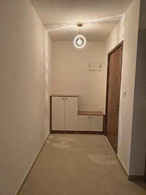 Building Lobby in 3 BHK Apartment at Bhartiya City Nikoo Homes 4, Thanisandra Main Road – for Rent