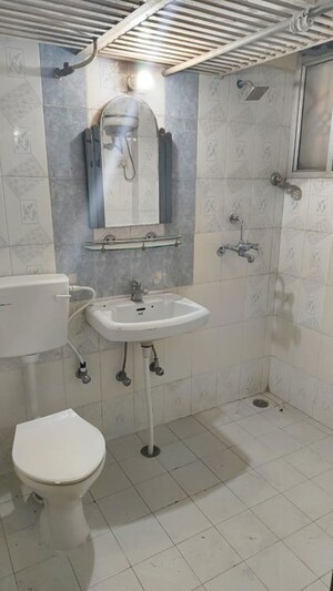 Bathroom in 3 BHK Apartment at Bani Park – for Rent