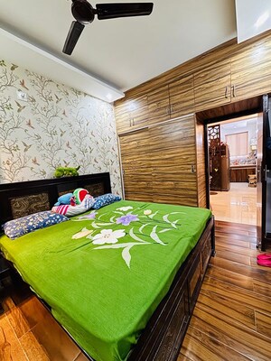 Bedroom in 3 BHK Builder Floor at MS Enclave Zirakpur, Dhakoli – for Sale