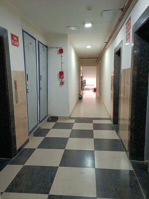 Building Lobby in 2 BHK Apartment at Gaur City 7th Avenue, Sector 4 Greater Noida – for Rent