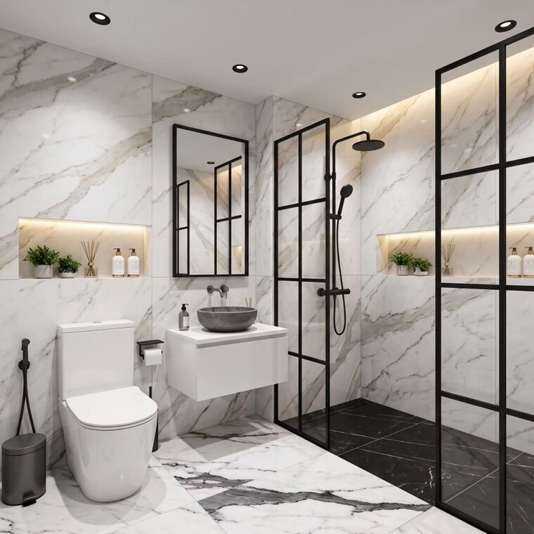 Bathroom, vvip-homes 3 Bedroom 1375 Sq.Ft. Apartment In Gaur City 2 Greater Noida 10632330