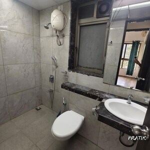 Bathroom in 2 BHK Apartment at Upper East 97, Malad East – for Rent