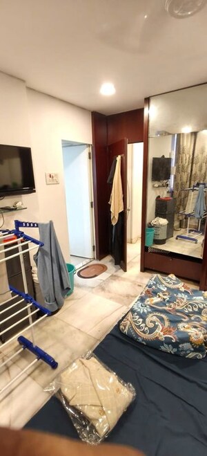 Living Room in 1 BHK Apartment at Mistry Chamber, Colaba – for Rent