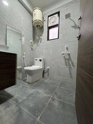 Bathroom in 1 BHK Builder Floor at Chattarpur – for Rent