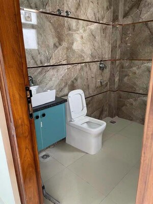 Bathroom in 1 BHK Apartment at Chattarpur – for Rent