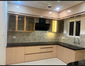 Kitchen in 4 BHK Apartment at Aparna Luxor Park, Kondapur – for Rent