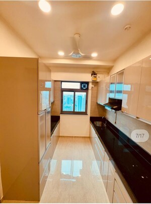 Kitchen in 2 BHK Apartment at Sheth Auris Serenity Tower 3, Malad West – for Rent
