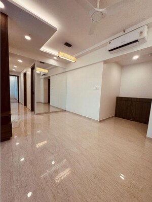 Living Room in 2 BHK Apartment at Sheth Auris Serenity Tower 3, Malad West – for Rent