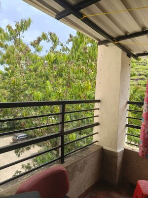 Balcony in 2 BHK Apartment at Luxetech Bhagyoday, Baner – for Rent