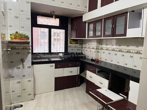 Kitchen in 1 BHK Apartment at Sanpada Sector 1 – for Rent