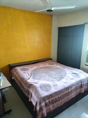 Bedroom in 3 BHK Apartment at Swastik Palms CHS, Brahmand – for Rent