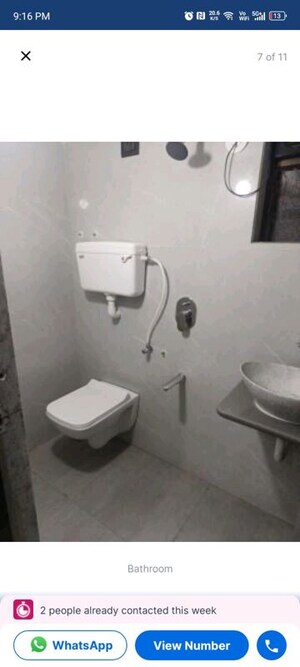 Bathroom in 1 BHK Apartment at Om Nagar – for Sale