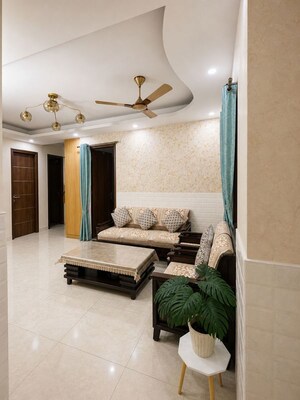 Living Room in 3 BHK Apartment at Abul Fazal Enclave Part 1 – for Sale